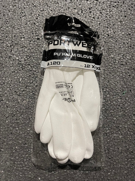 Paire de gants blanc ref A120 taille 3XL