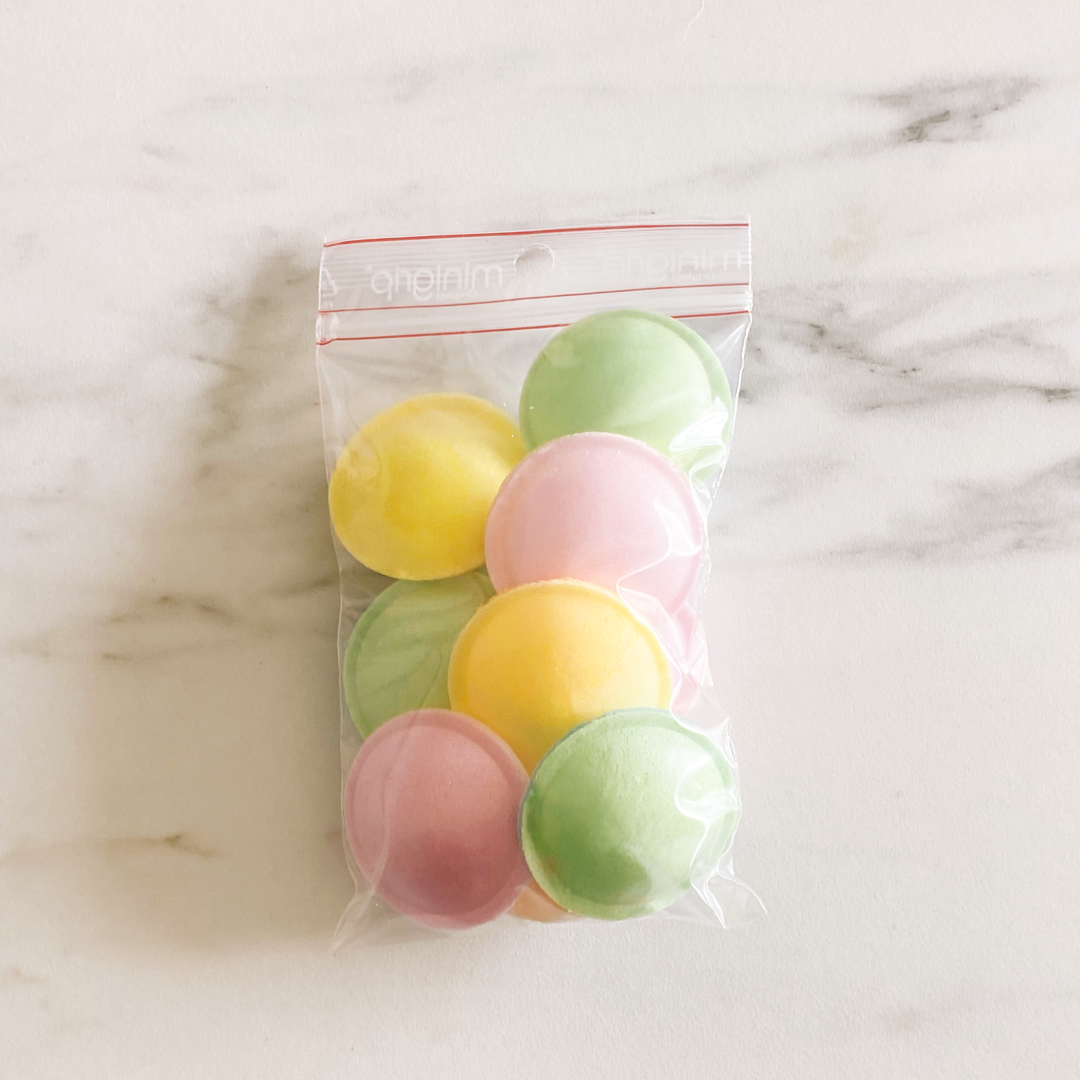 Lot de 10 soucoupes aux fruits