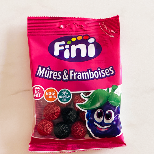 Mûres et Framboises perlées